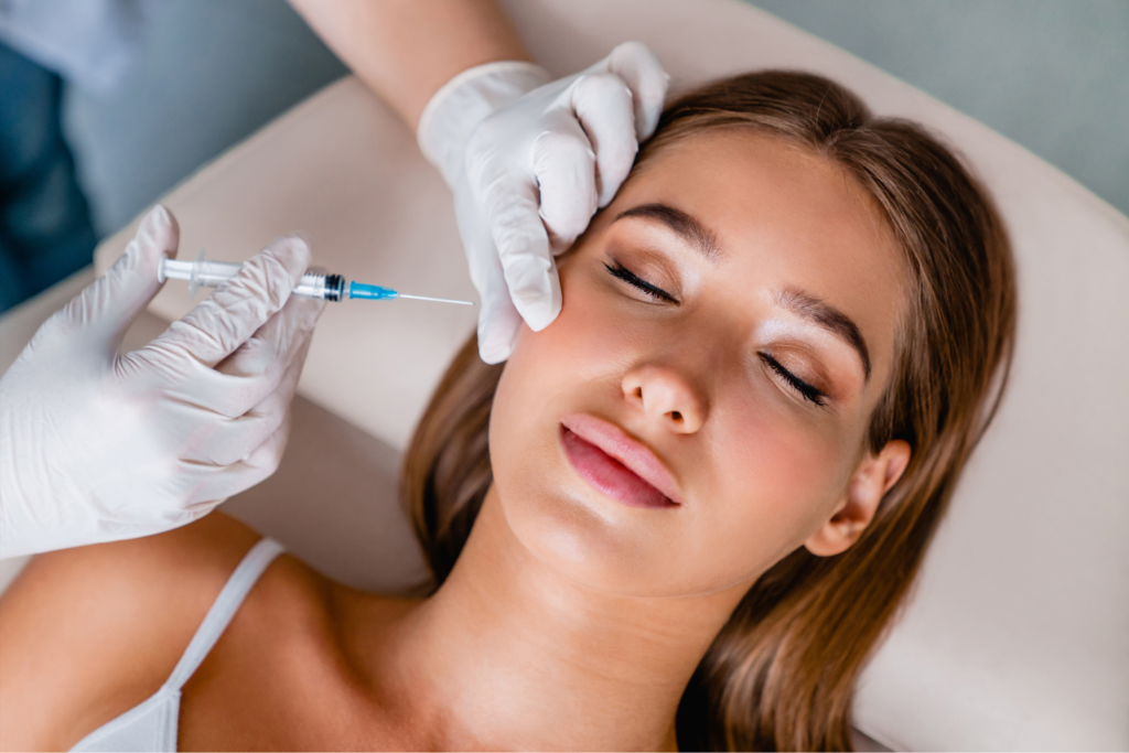 a woman receiving an injection | Aesthetify | Watchung, NJ | New York, NY